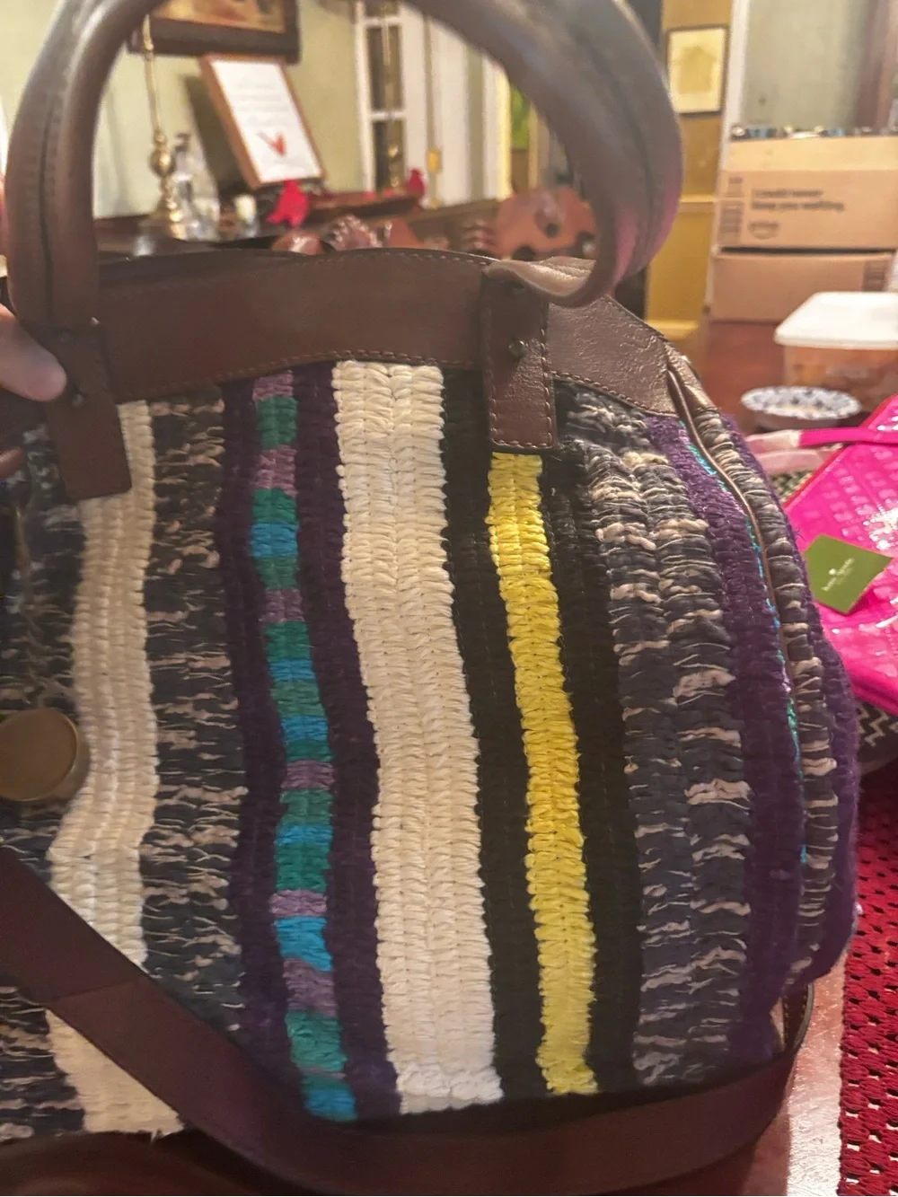 Anthropologie Star Board North Bag boho laptop shoulder B010